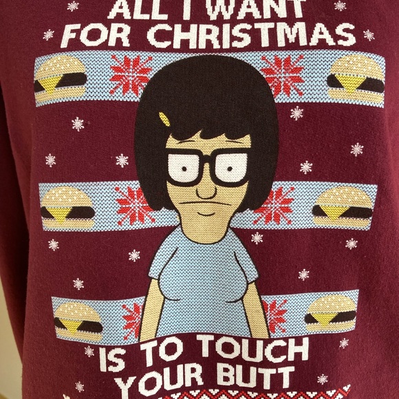 Bobs Burgers Tina Belcher Christmas Sweatshirt. - Picture 4 of 6